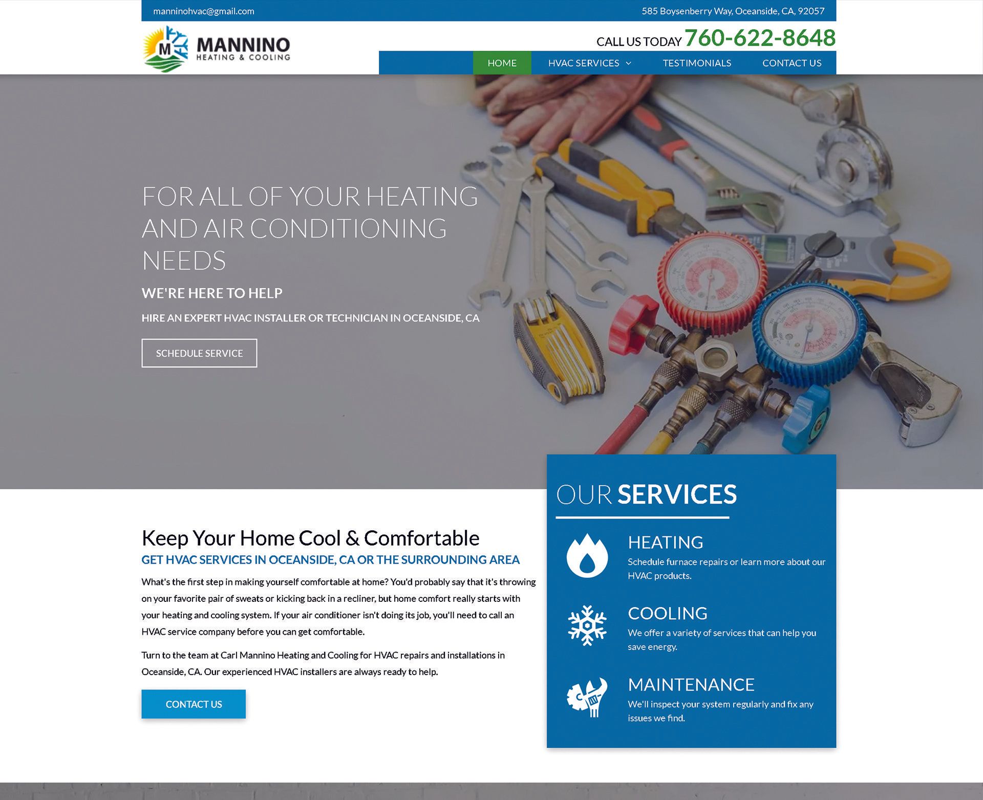 Engage Portfolio Mannino Heating & Cooling