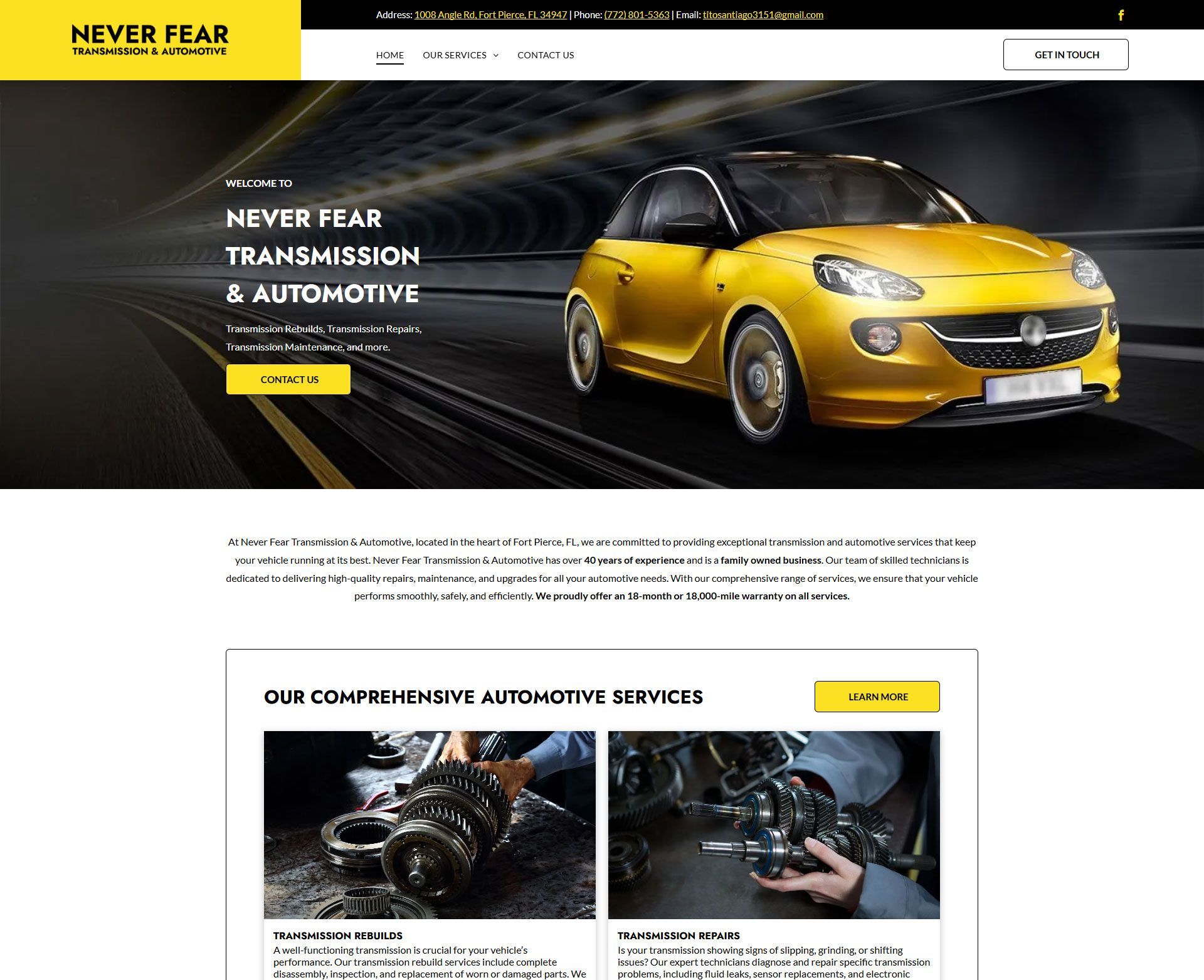 Engage Portfolio Never Fear Transmission & Automotive