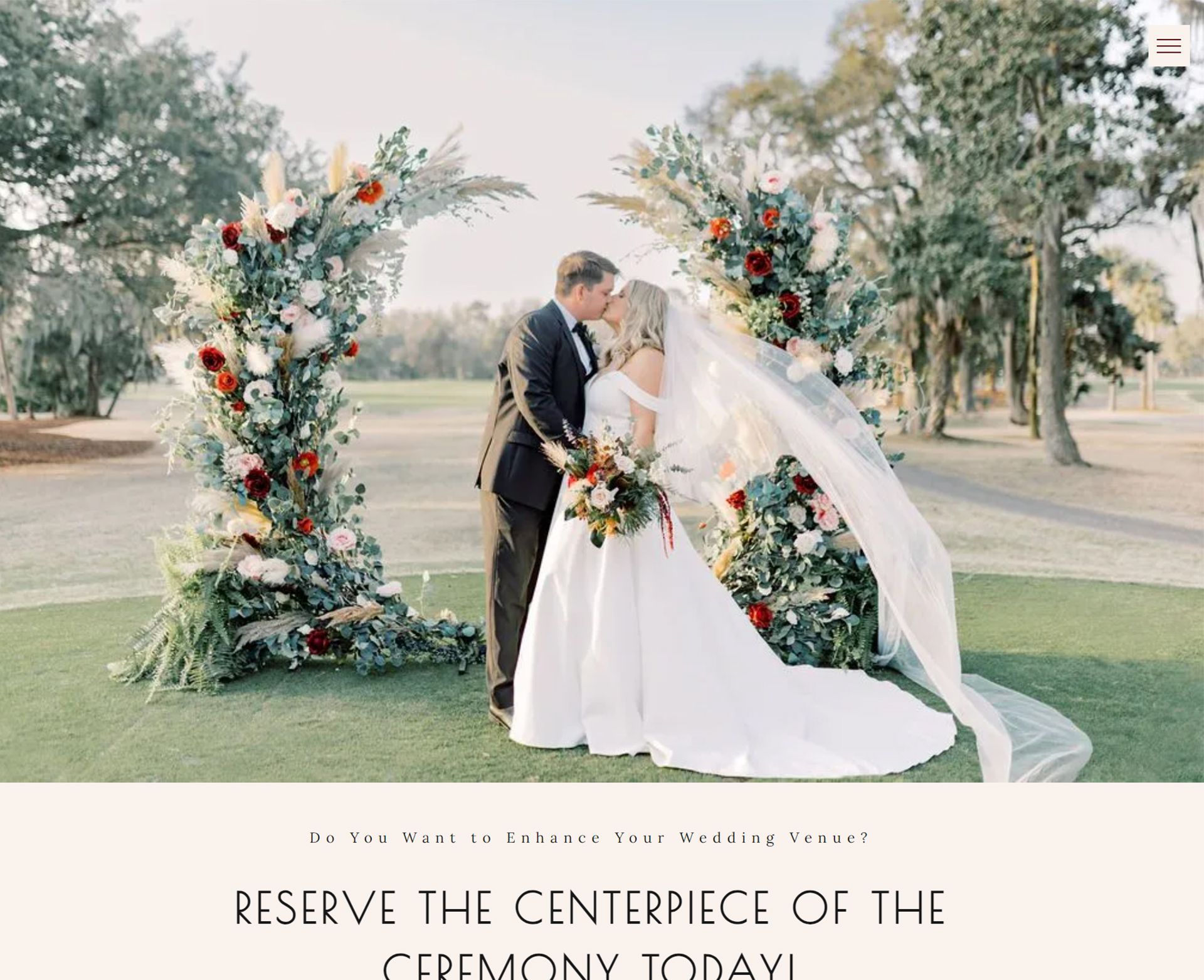 Engage Portfolio Wedding Arches of the Lowcountry