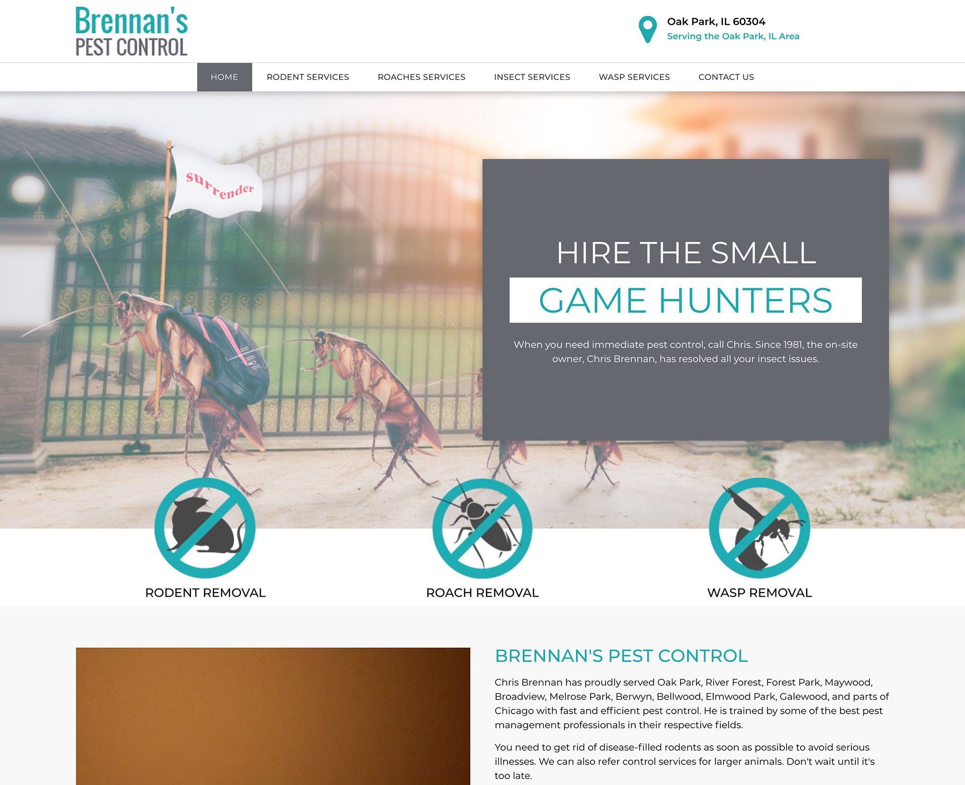 Engage Portfolio Brennan's Pest Control