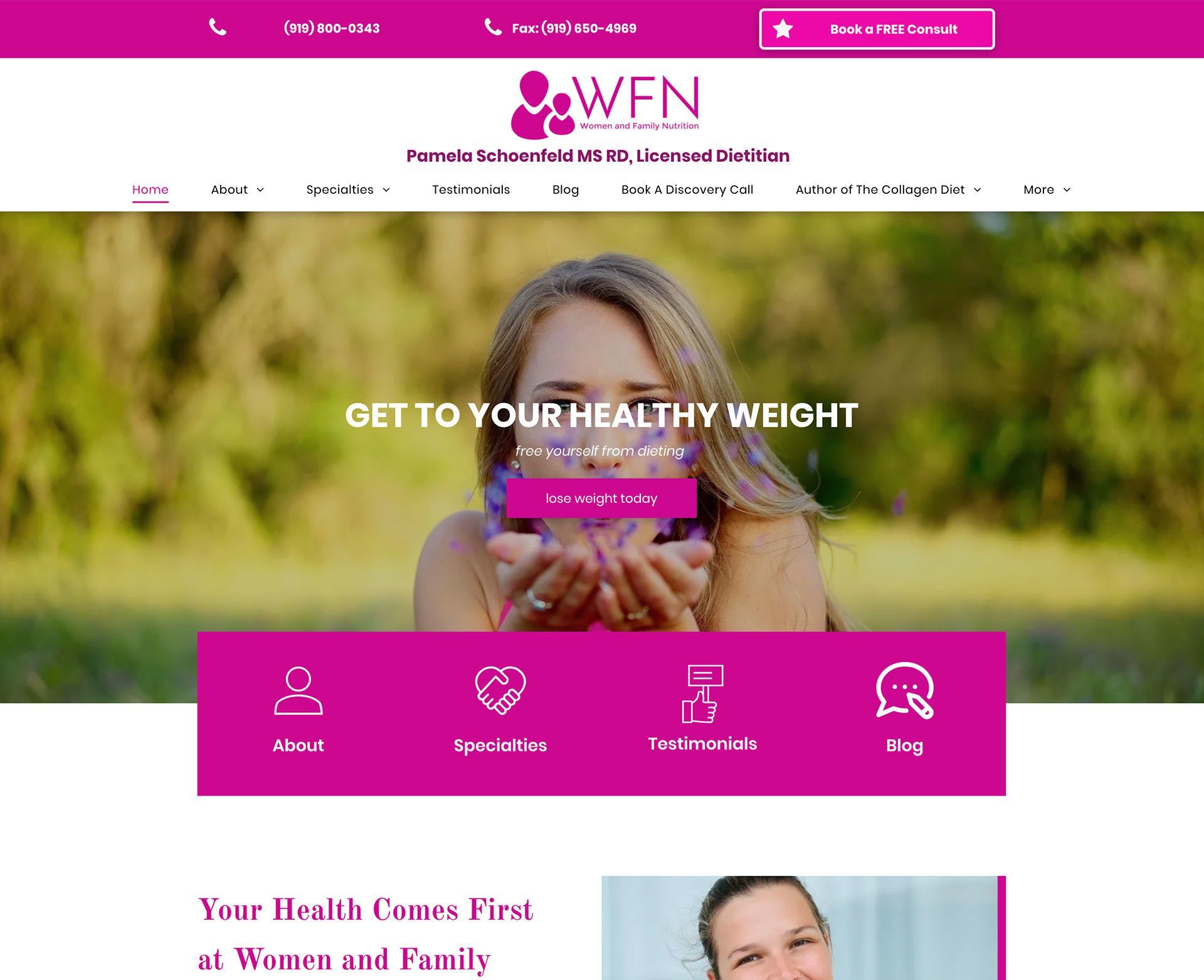 Engage Portfolio Women and Family Nutrition