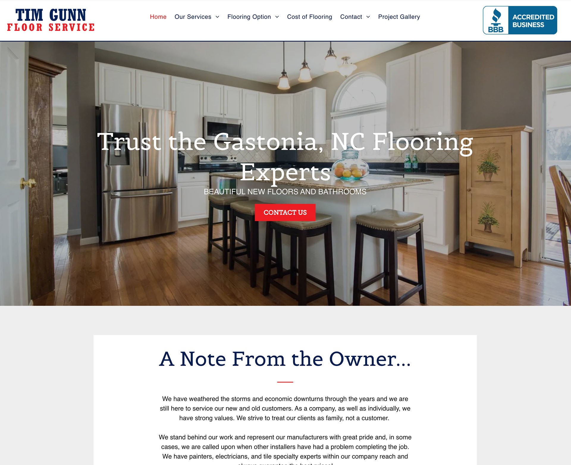 Flooring Portfolio Engage site Design