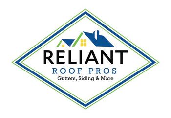 we'll do it all for you, and most of all we care for our customers A logo for reliant roof pros gutters siding and more