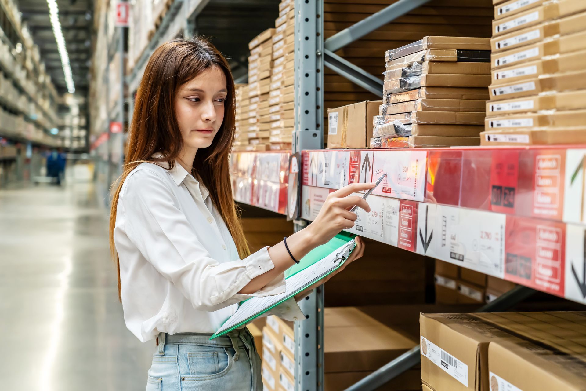 Staffing coordinator reviewing workforce plans in a modern workplace