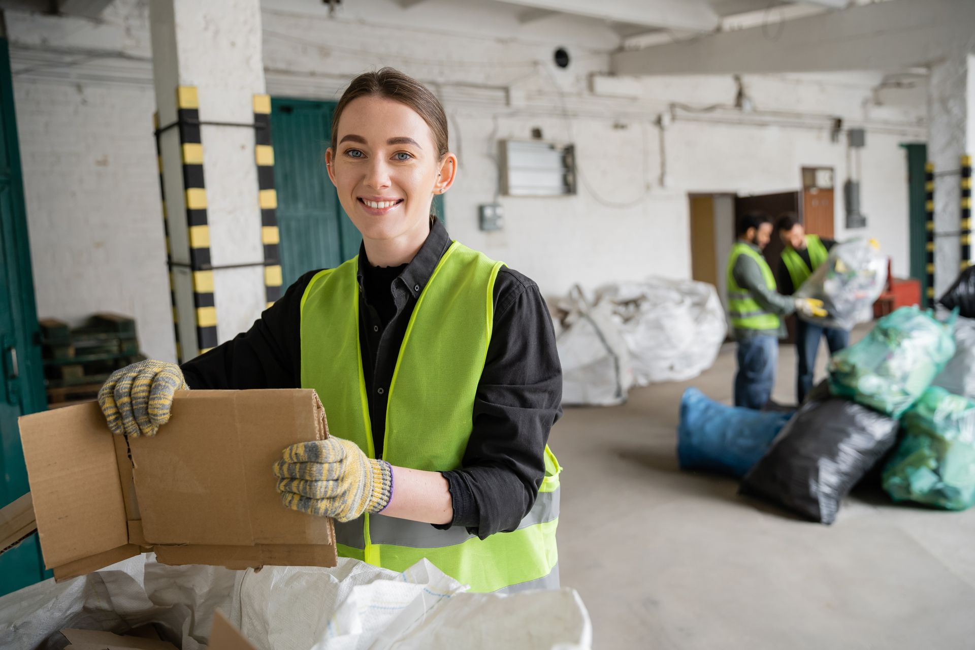 Warehouse team meeting for seasonal staffing