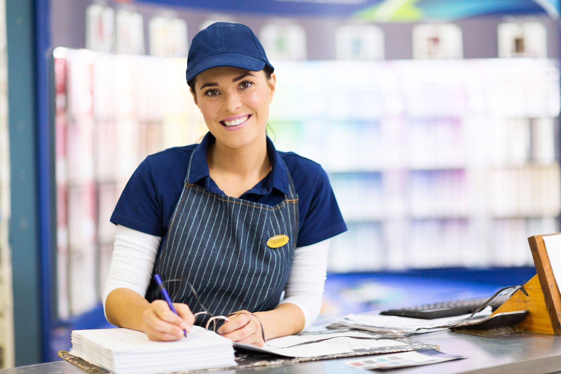 Staffing coordinator reviewing workforce plans in a modern workplace