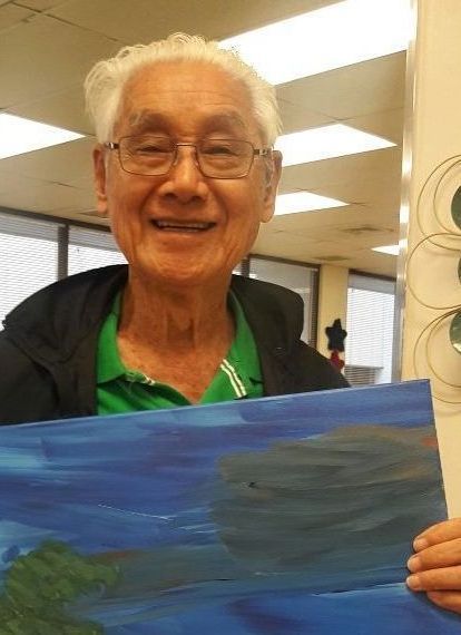 Kupuna enjoying activities at Hale Hauʻoli adult day care center