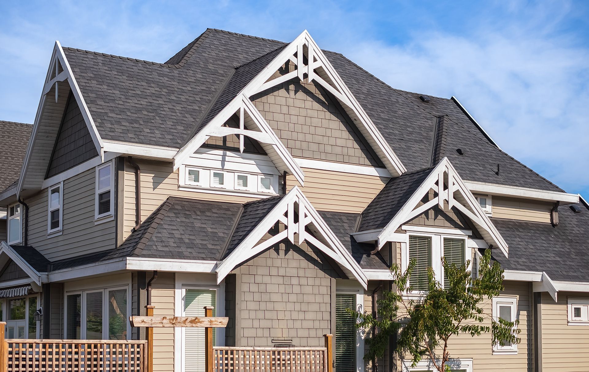 House With New Shingle Roof