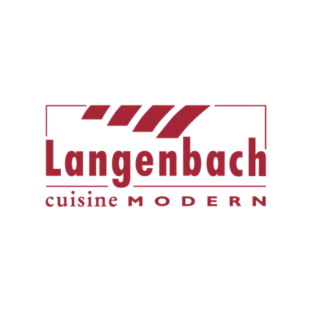 Un logo rouge pour Langenbach Cuisine Modern