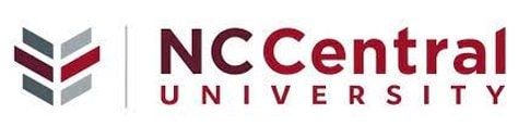 The logo for nc central university with a red arrow.