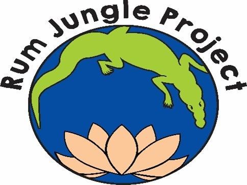 The logo for the rum jungle project has a lizard on it