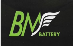 Logo per BM Battery con lettere 