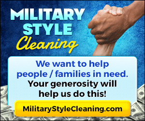 Military style cleaning wants to help people and families in need