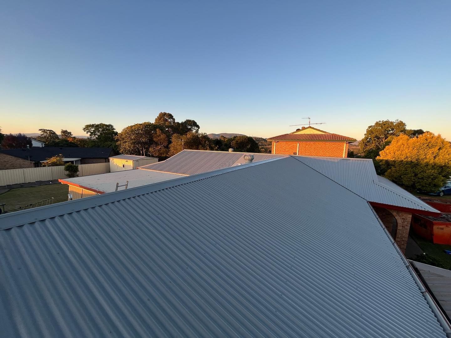 Houses With Grey Roof — Roofing in Newcastle, NSW
