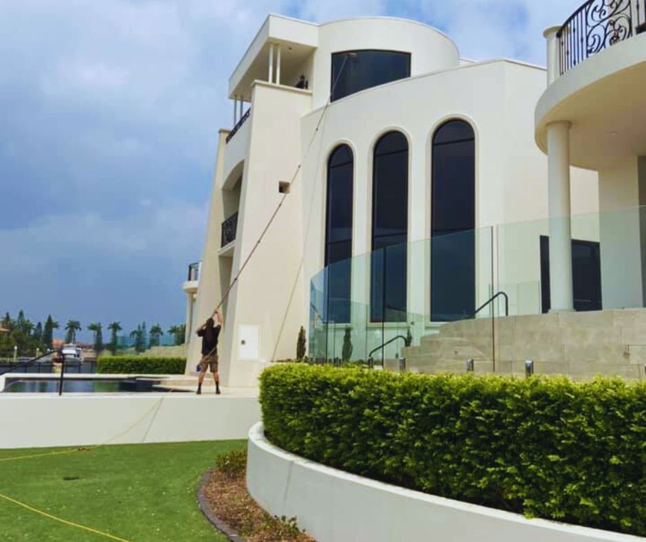 Get Wet Cleaning Services delivering professional residential window washing on the Gold Coast