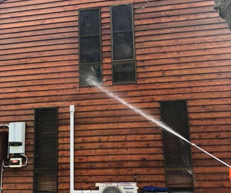 Professional window washing by Get Wet Cleaning Services