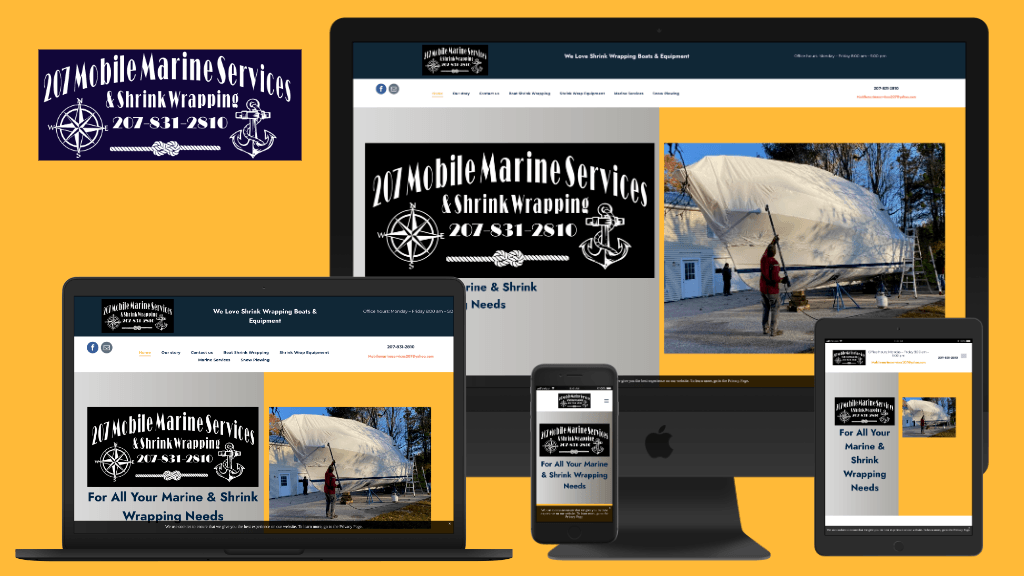 207 Mobile Marine Services and Shrink Wrapping is located in Windham Maine