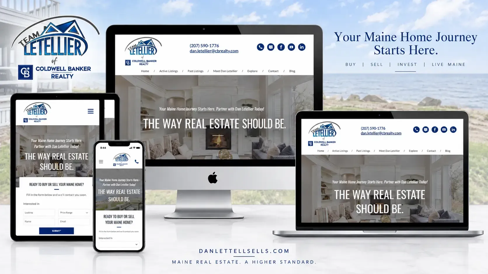 The logo for team Letellier of coldwell banker realty