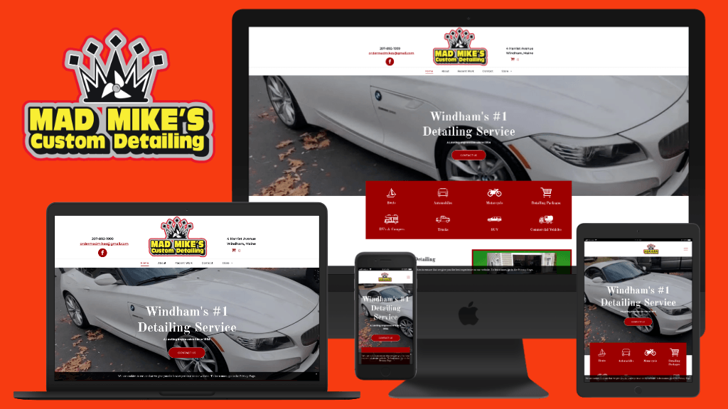 Mad Mike's Custom Detailing is Located in Windham Maine