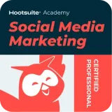 A hootsuite academy social media marketing certified professional logo