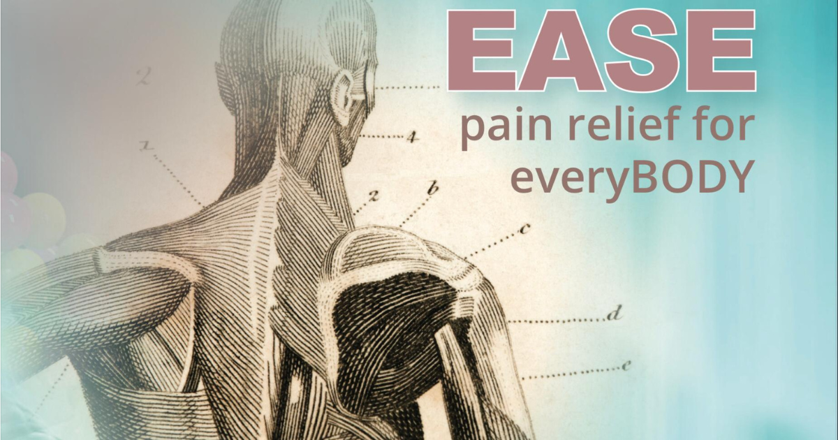 A poster that says ease pain relief for everybody