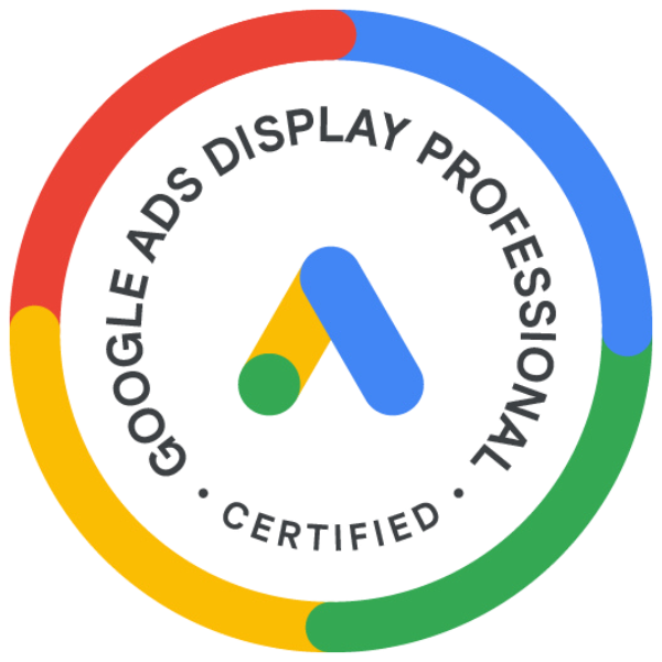 A google ads display professional certified logo