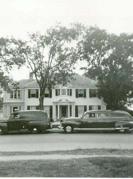 historic photo of the funeral home