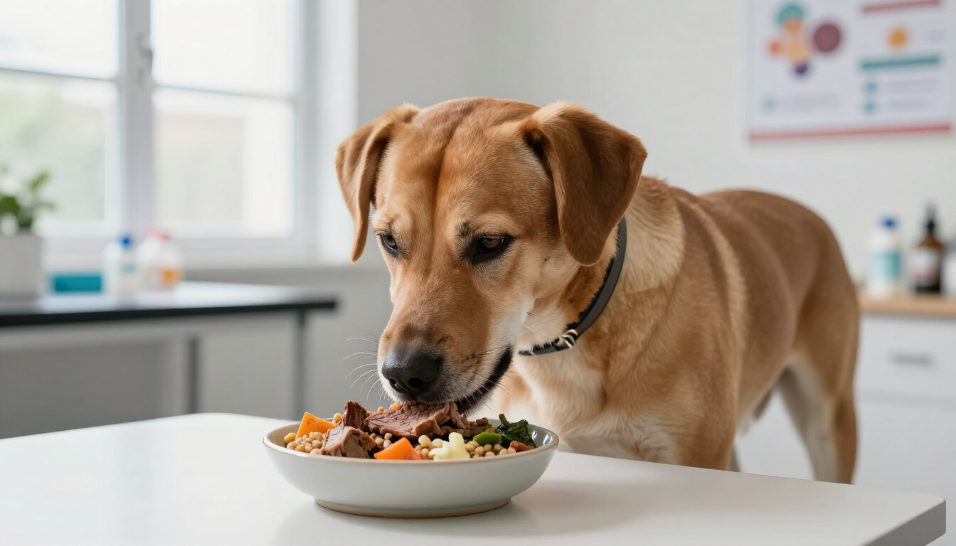 Chien et alimentation adaptée à ses besoins