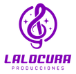 Logotipo: Clave de sol con notas musicales, rodeada de líneas radiales, y el texto