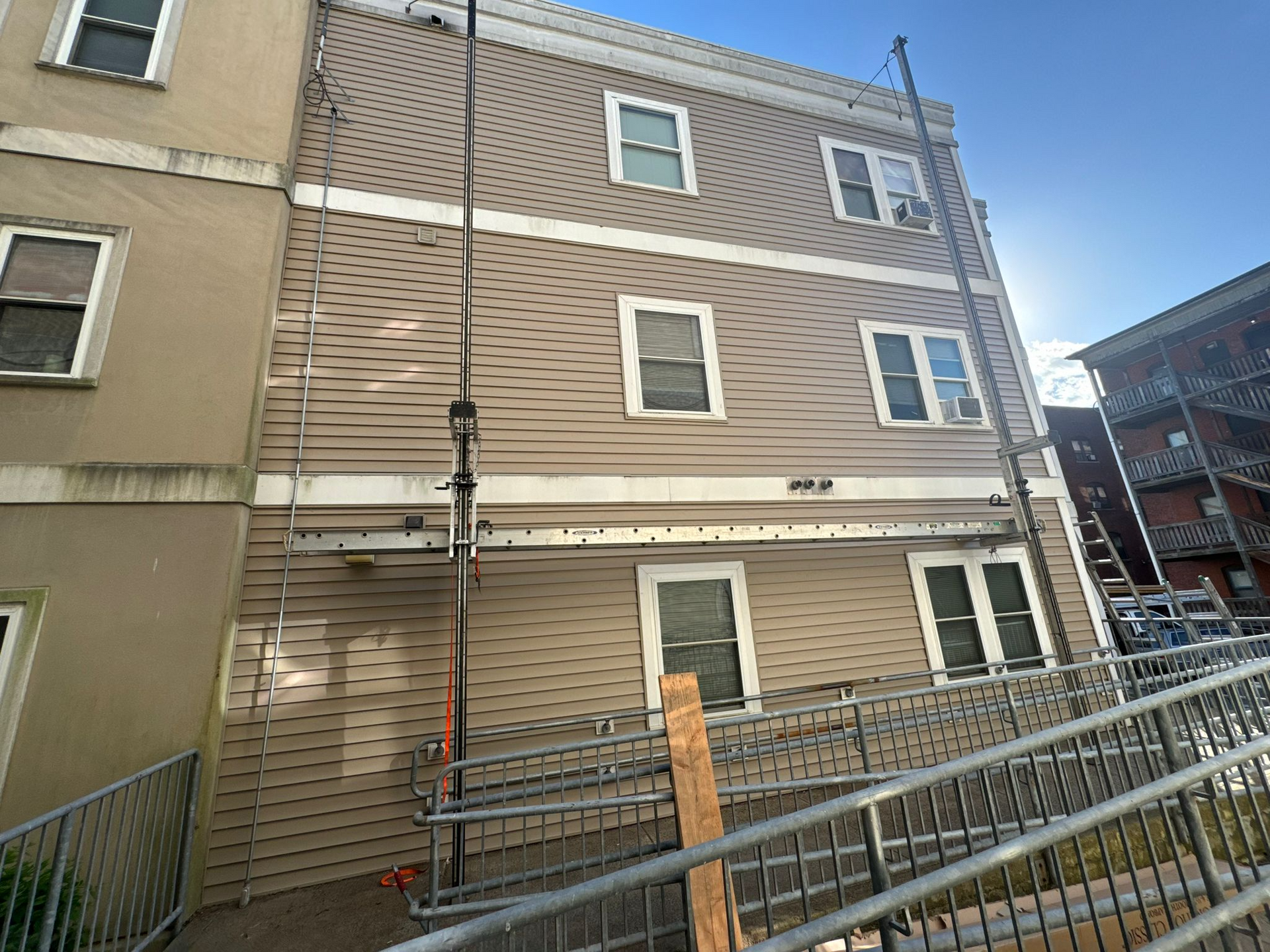 commercial siding project installation in Maine