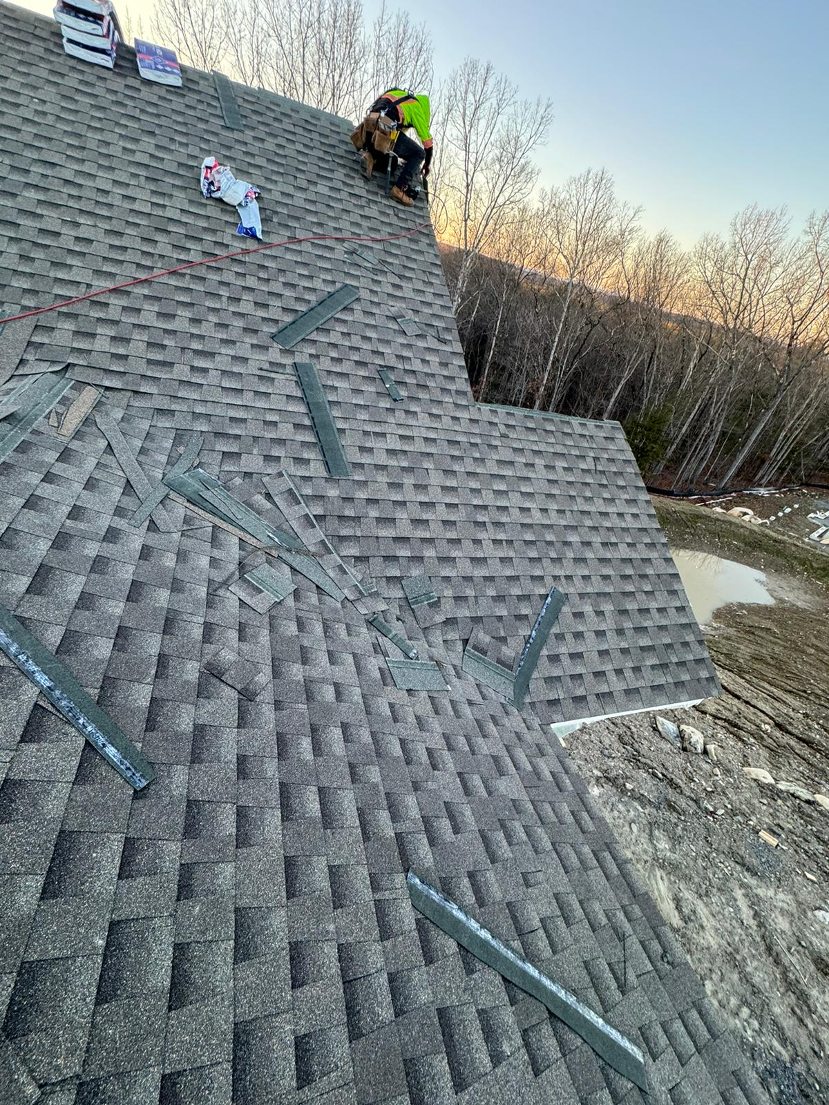 asphalt shingle roof replacement in Maine