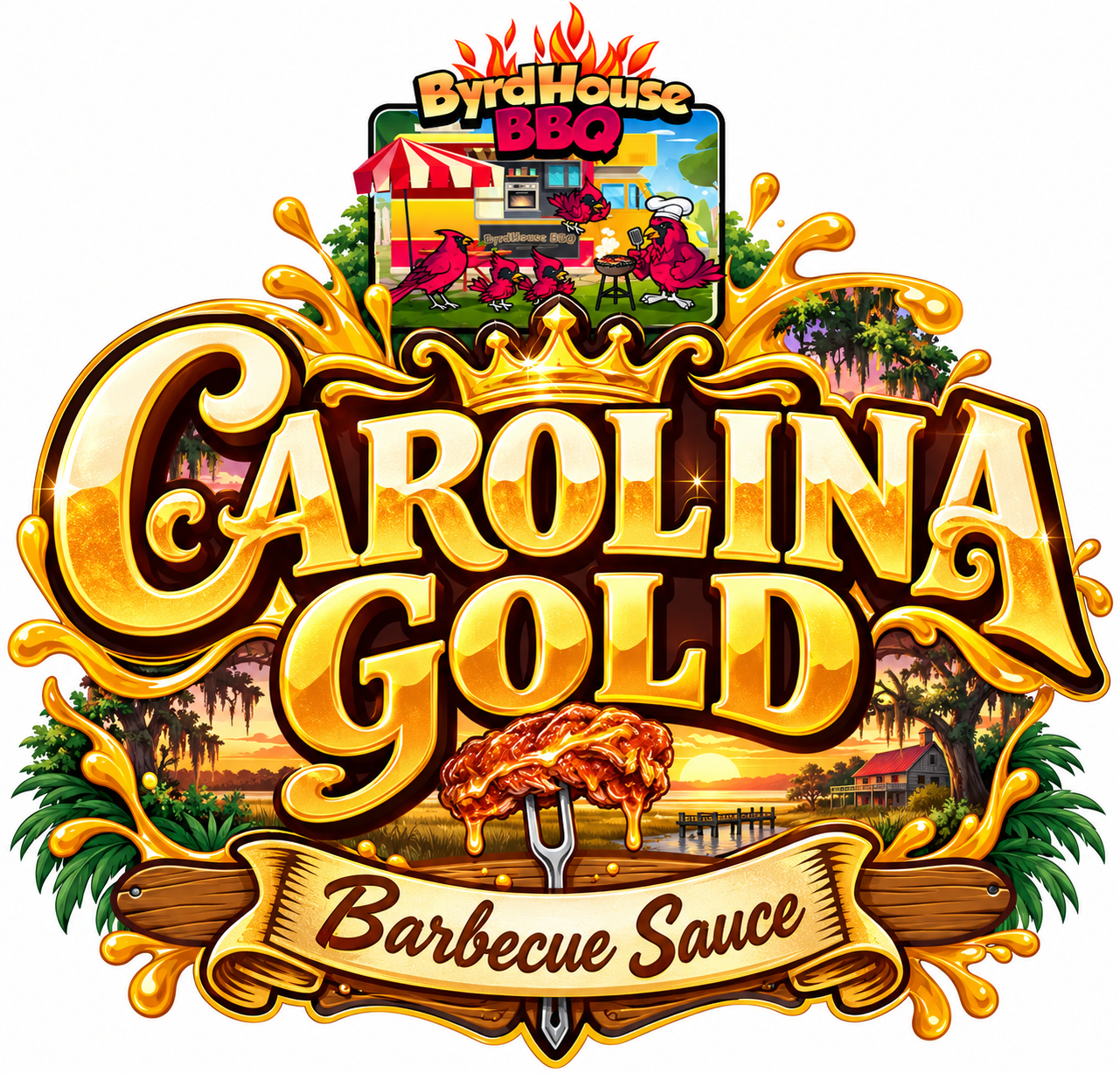 ByrdHouse BBQ Sauce (Carolina Gold)