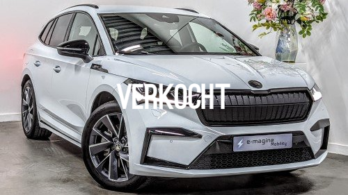 Skoda Enyaq iV 80 Sportline Moon White e-magine Mobility