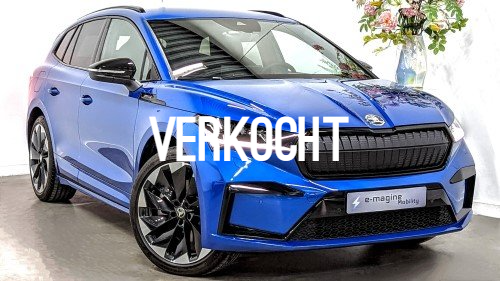 Skoda Enyaq iV 80X Sportline Race Blue e-magine Mobility