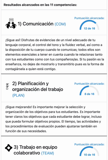 Relatórios e resultados