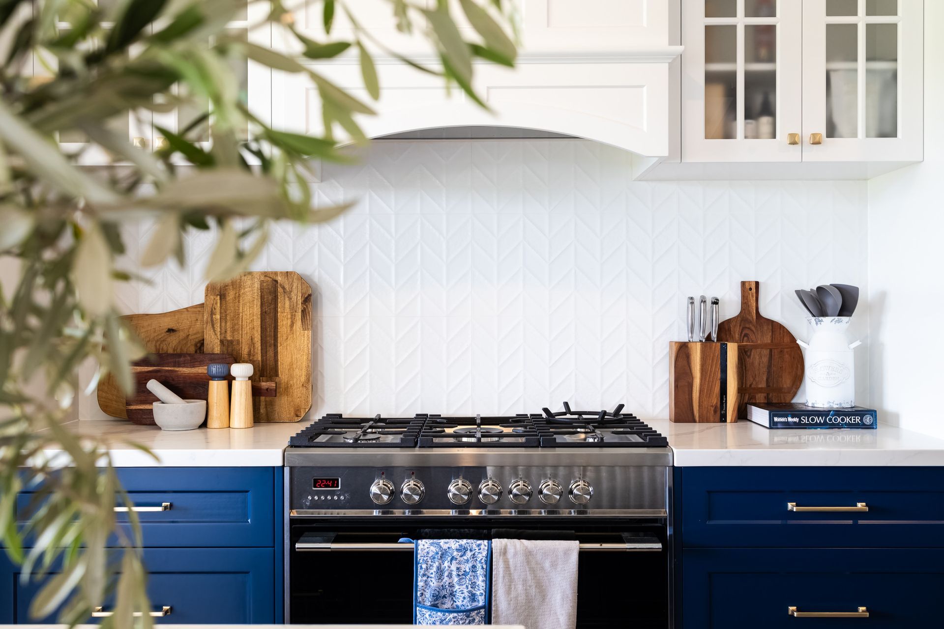 A Kitchen Island With A Sink — Truline Cabinets In Tuchekoi, QLD