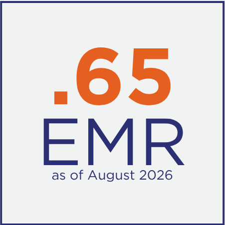 NTI's 2026 EMR is .65