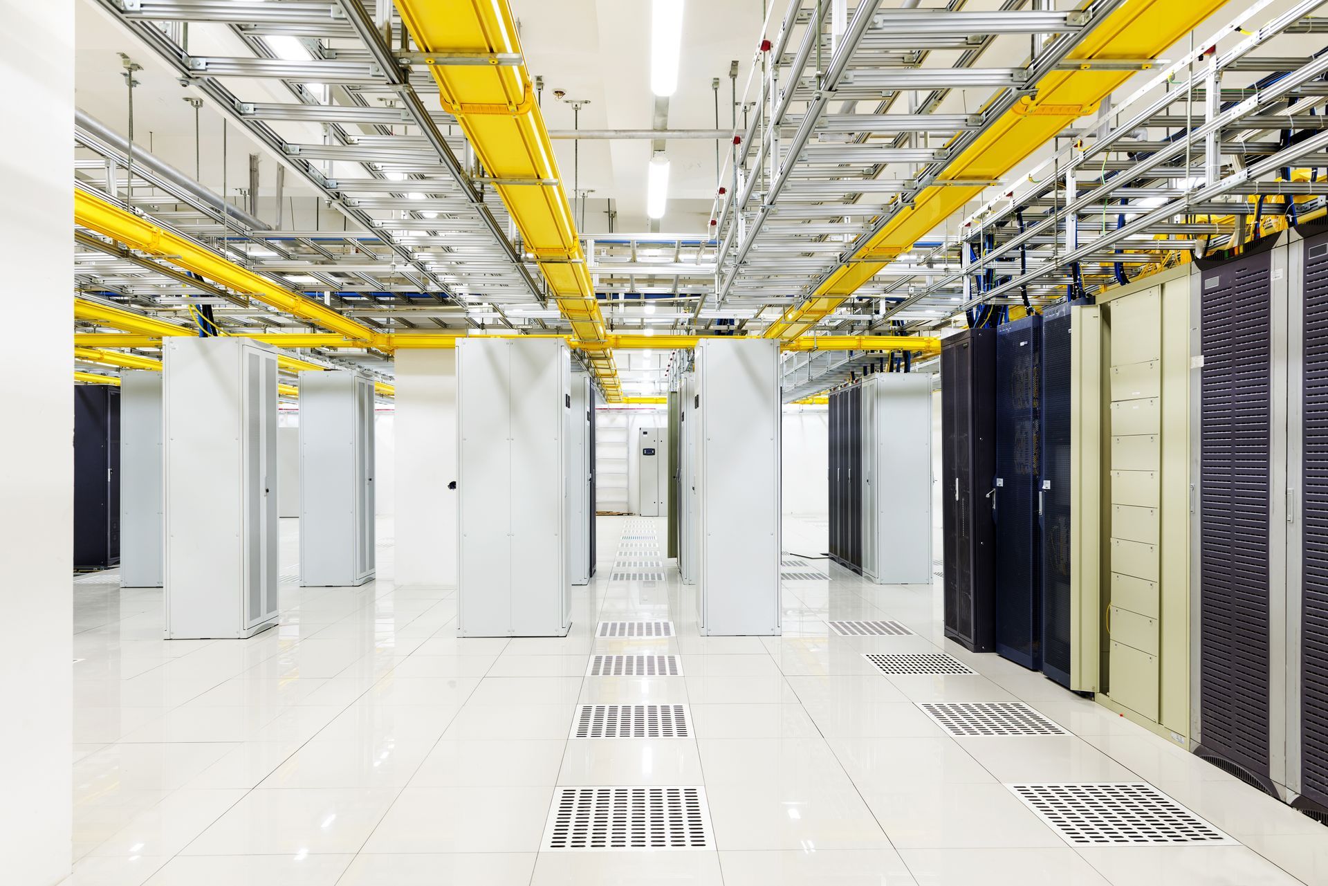 There are a lot of servers in this room.