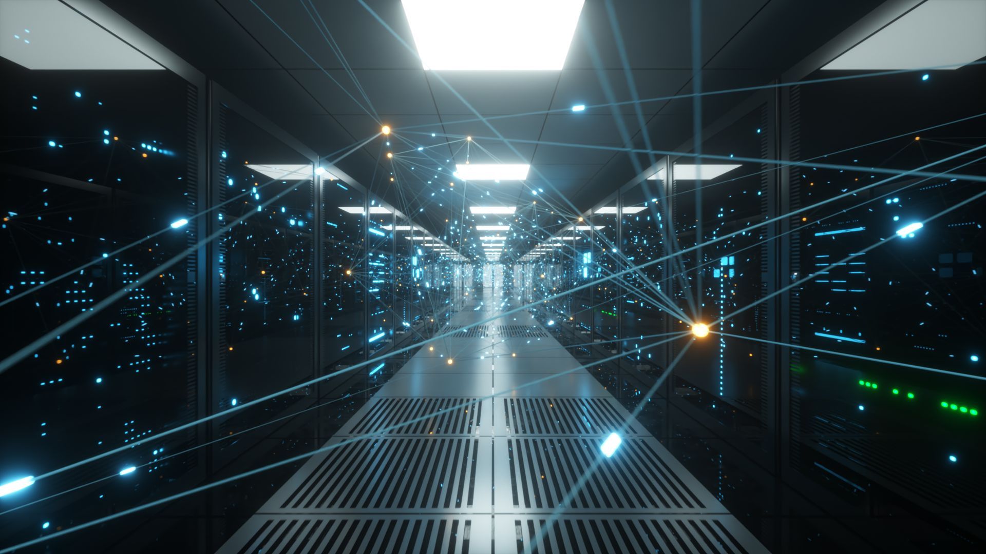 Wireless connectivity inside a data center