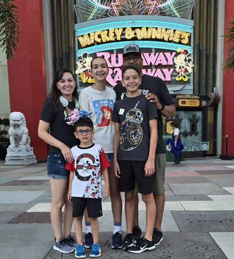 David Cervantes and family