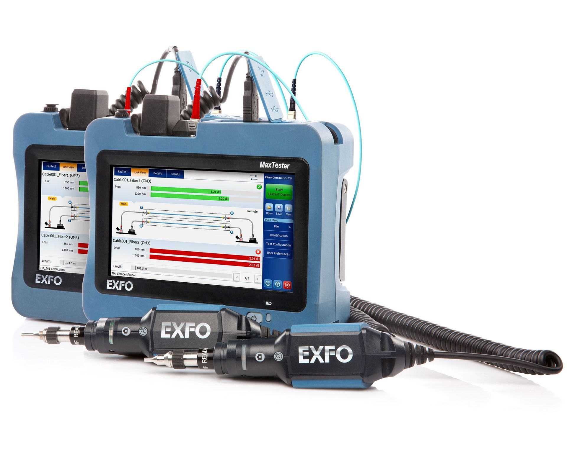 Exfo Fiber optic testing devices