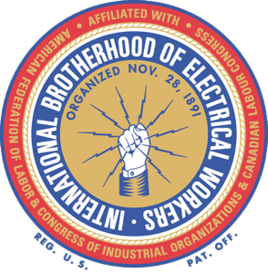 Seal of International Brotherhood of Electrical Workers