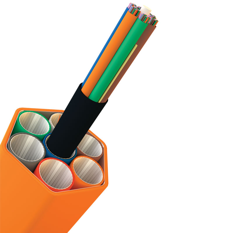 A bunch of colored pencils are in an orange container