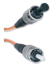 Fiber optic cabling with plug connectors