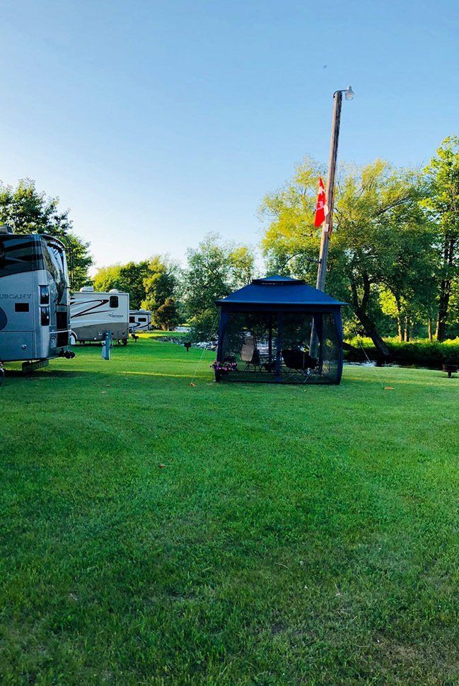 Tent and RVs