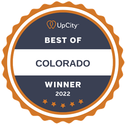 A badge that says best of colorado winner 2022