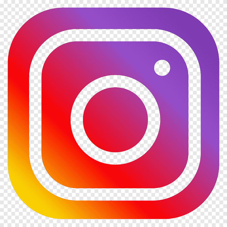 The instagram logo is a square with a camera inside of it.