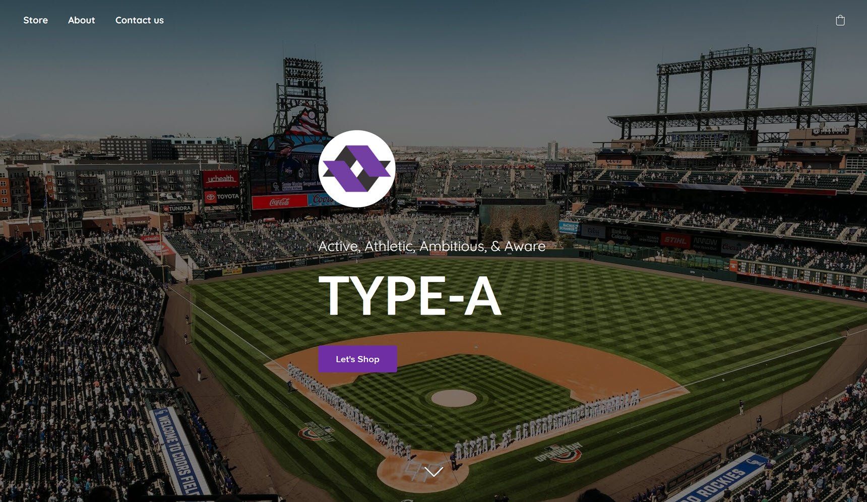 A baseball stadium with a lot of people watching a game.