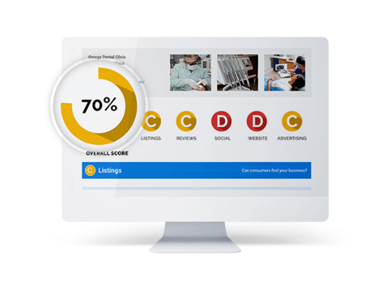 Business Launch Kit Overall Report on Computer Screen