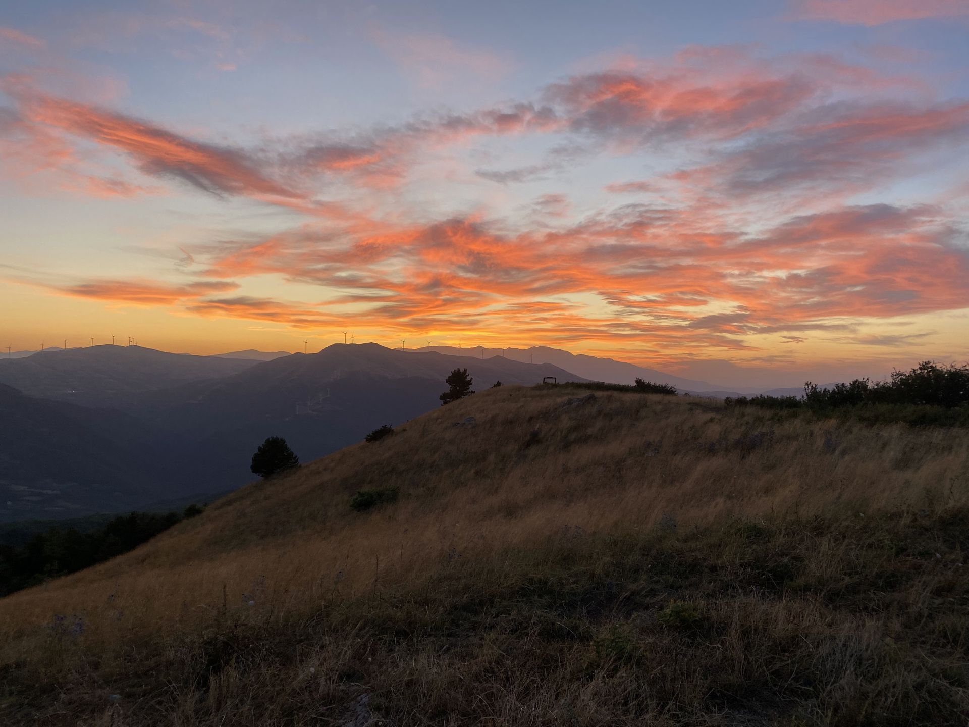 Panorama da Colle Carunchina a Torrebruna - Monti Frentani